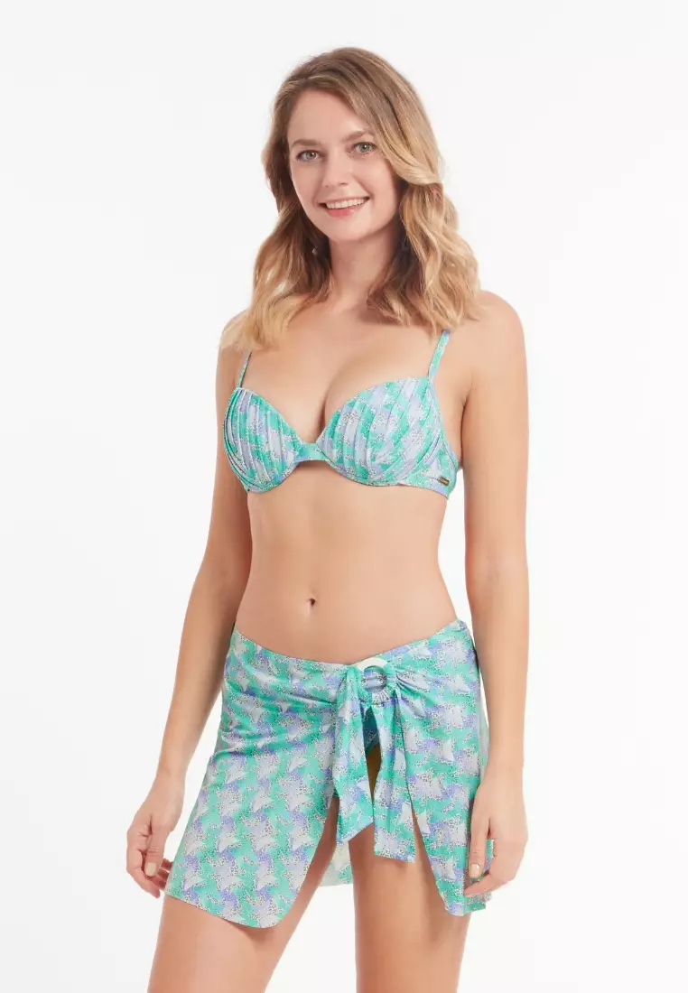 Fairy Butterfly Purple Beach Mini Skirt