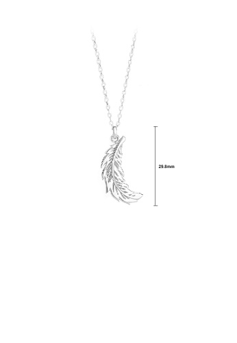 Glamorousky 925 Sterling Silver Fashion Romantic Feather Pendant with  Necklace 2023 | Buy Glamorousky Online | ZALORA Hong Kong