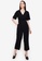 ZALORA WORK black 100% Recycled Polyester Kimono Jumpsuit 41A03AA7A27D06GS_4