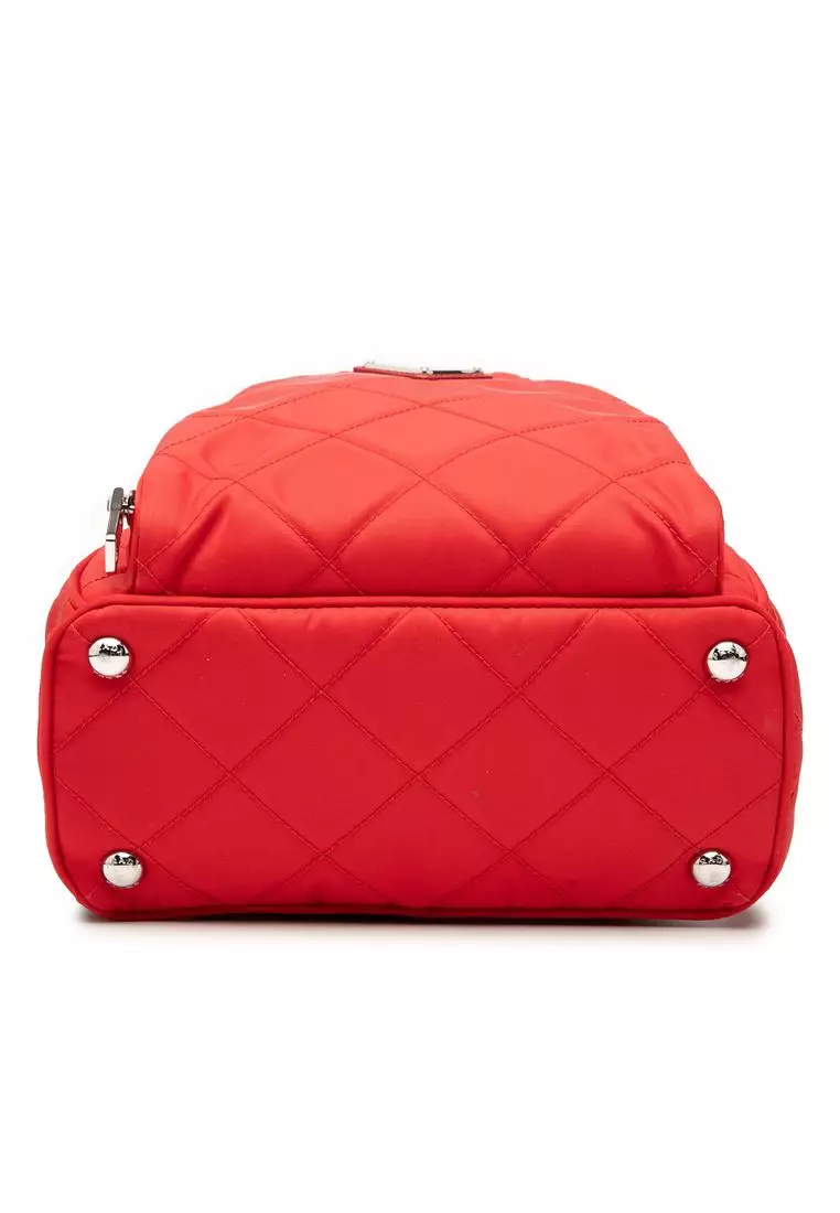 Pre-Loved Prada Impuntu Tessuto Backpack