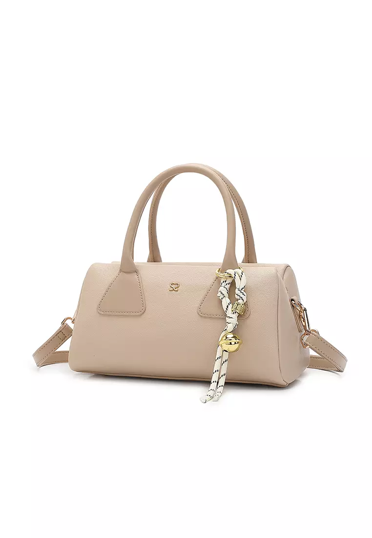 Women's Top Handle Bag / Sling Bag / Crossbody Bag (Tas Selempang / Tas Tangan) - Krem