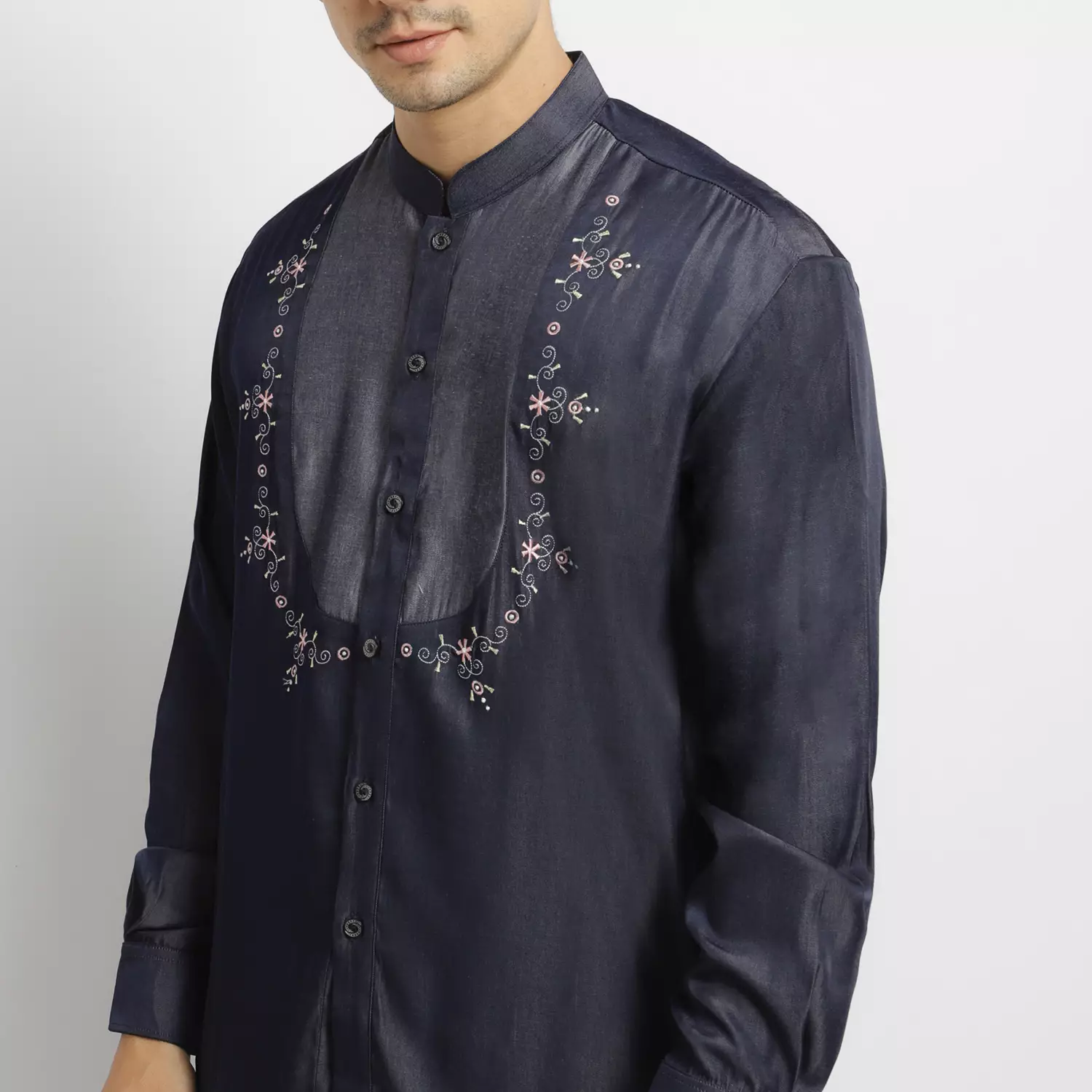 Baju Koko Denim KK Desta Denim