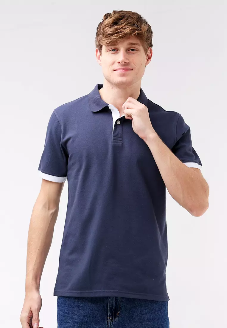Cvc Collared Shirt Pique