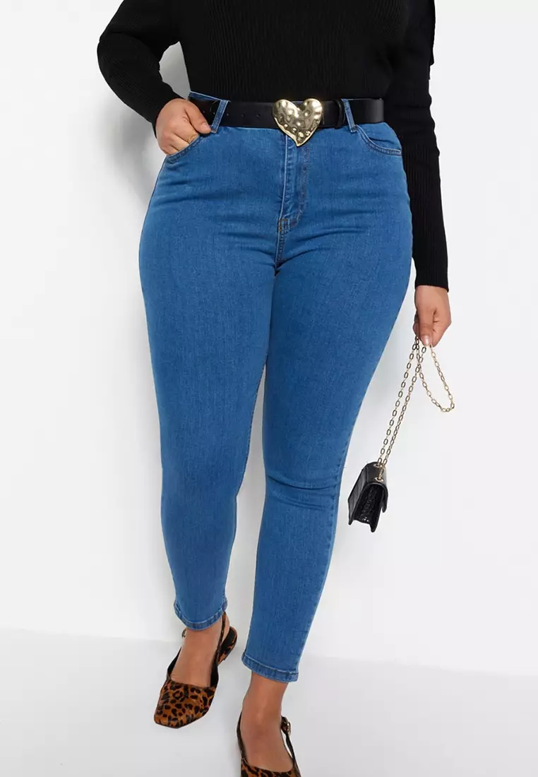 Plus size deals skinny fit jeans