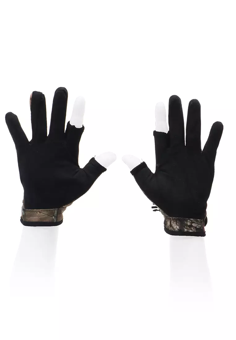 Decs Gloves Full Finger Unisex Sport Casual Comfortable Material Cotton ORIGINAL - Grey