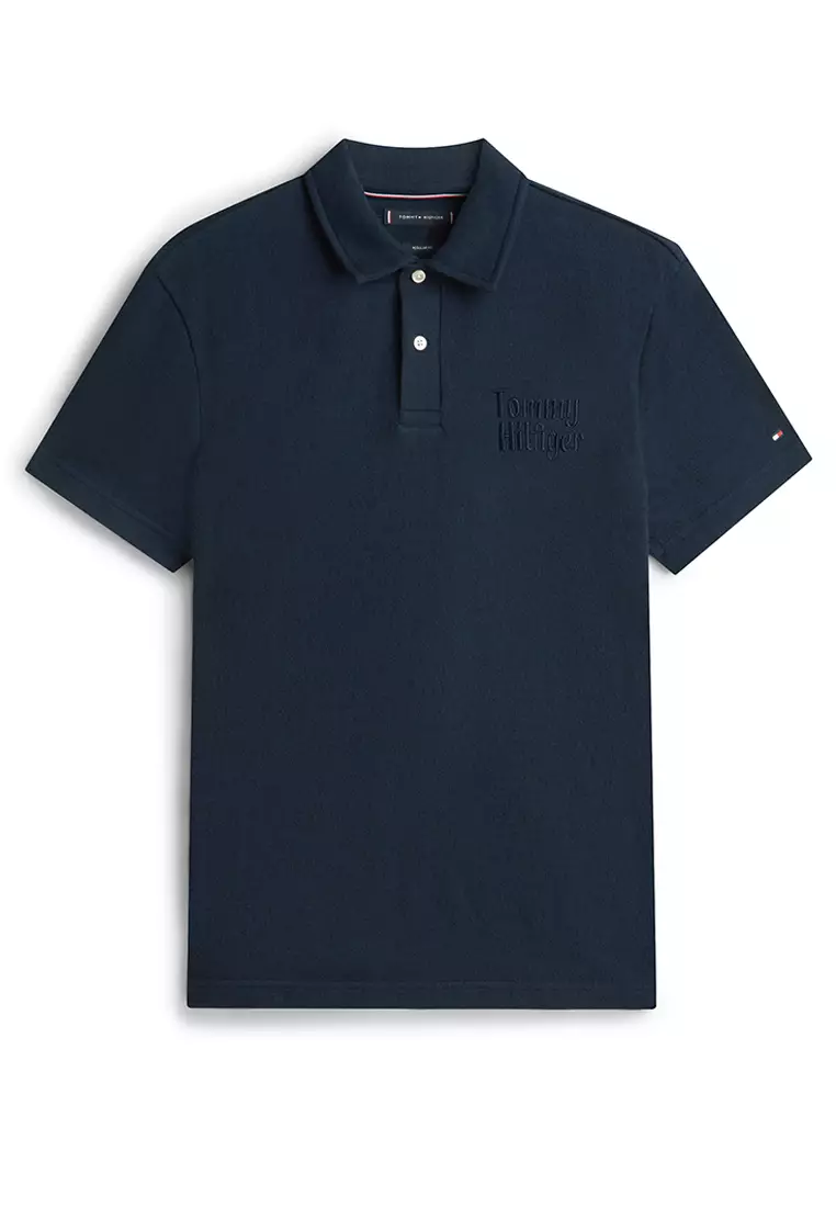 反向毛圈刺繡POLO恤 - TH Mainline