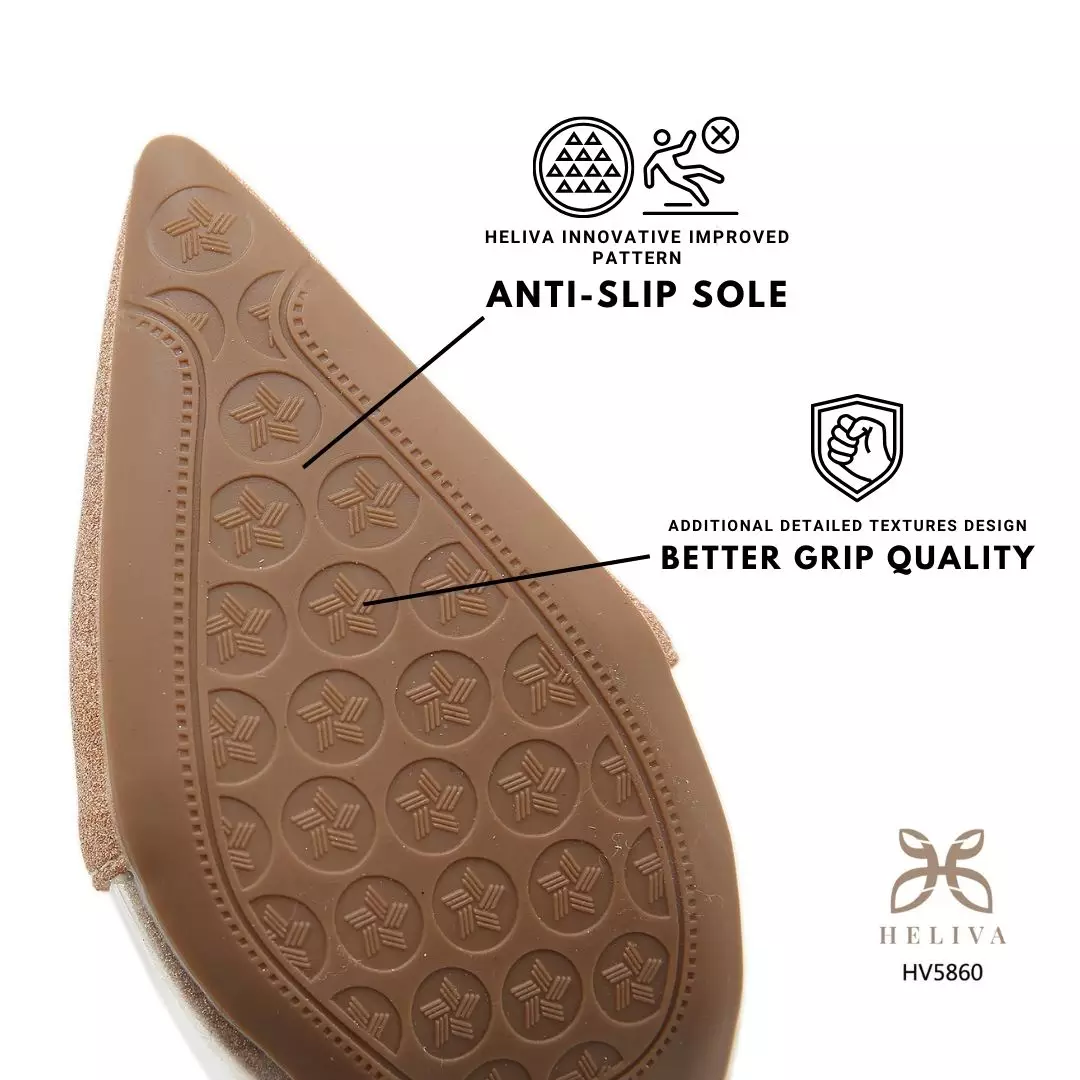 Heliva Claryn High Heels Glitter Transparant Sling Back Sol 6.5cm HV5860