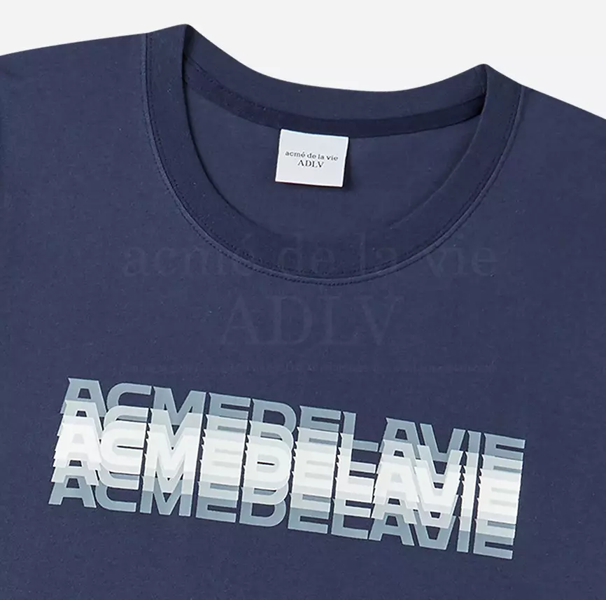 Jual Acme De La Vie SHAKE LOGO SHORT SLEEVE T-SHIRT NAVY