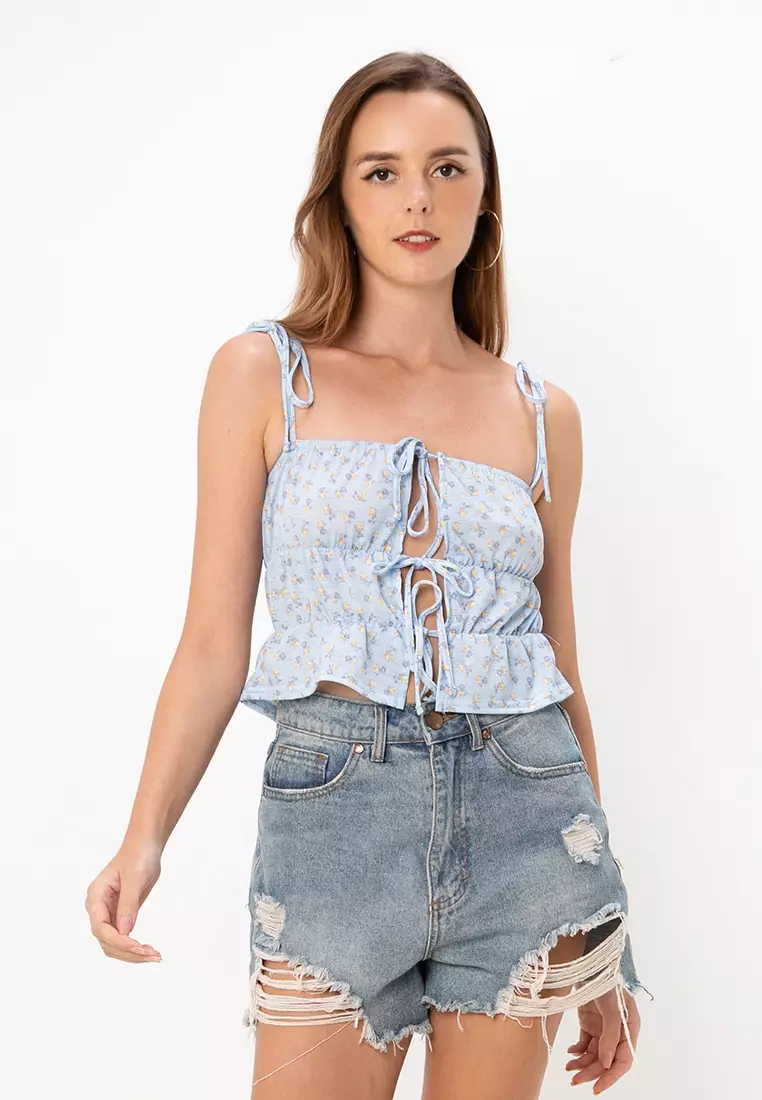 Tiered Strap Sun Top