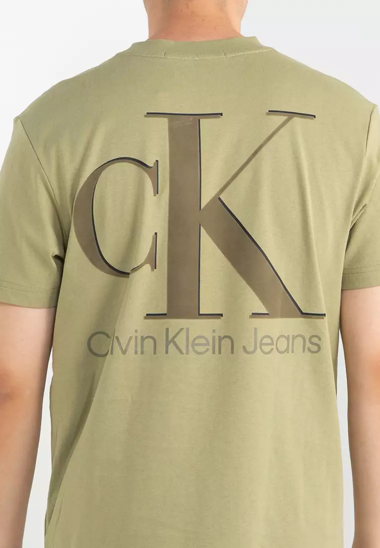 Tonal Flock Tee - Calvin Klein Jeans