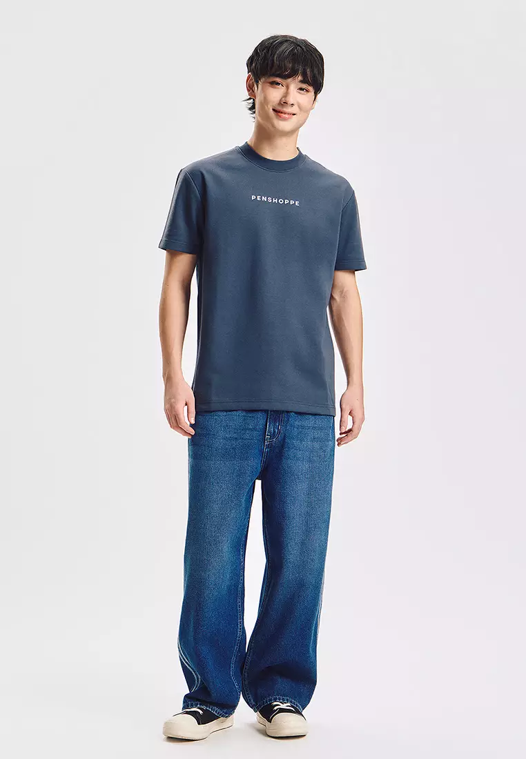 Baggy Jeans with Side Taping