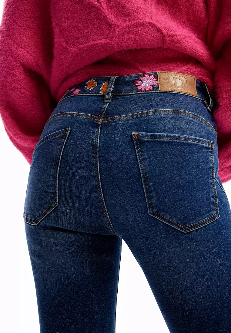 Desigual Azzurro Cotton Women Jeans main image 1