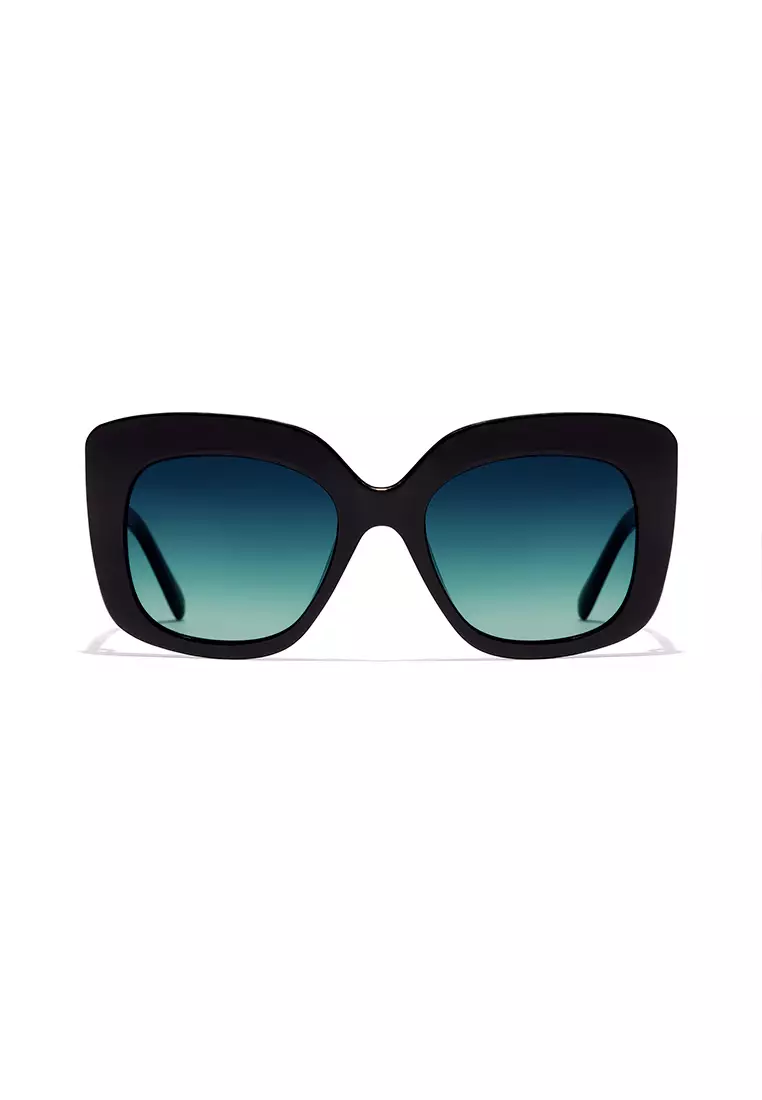 HAWKERS Black Blue To Green Eco Tango Sunglasses For Women, Female. Official Product Designed In Spain