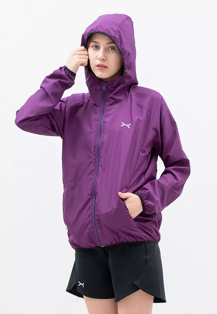 Windbreaker Jacket Woman Winder series Purple
