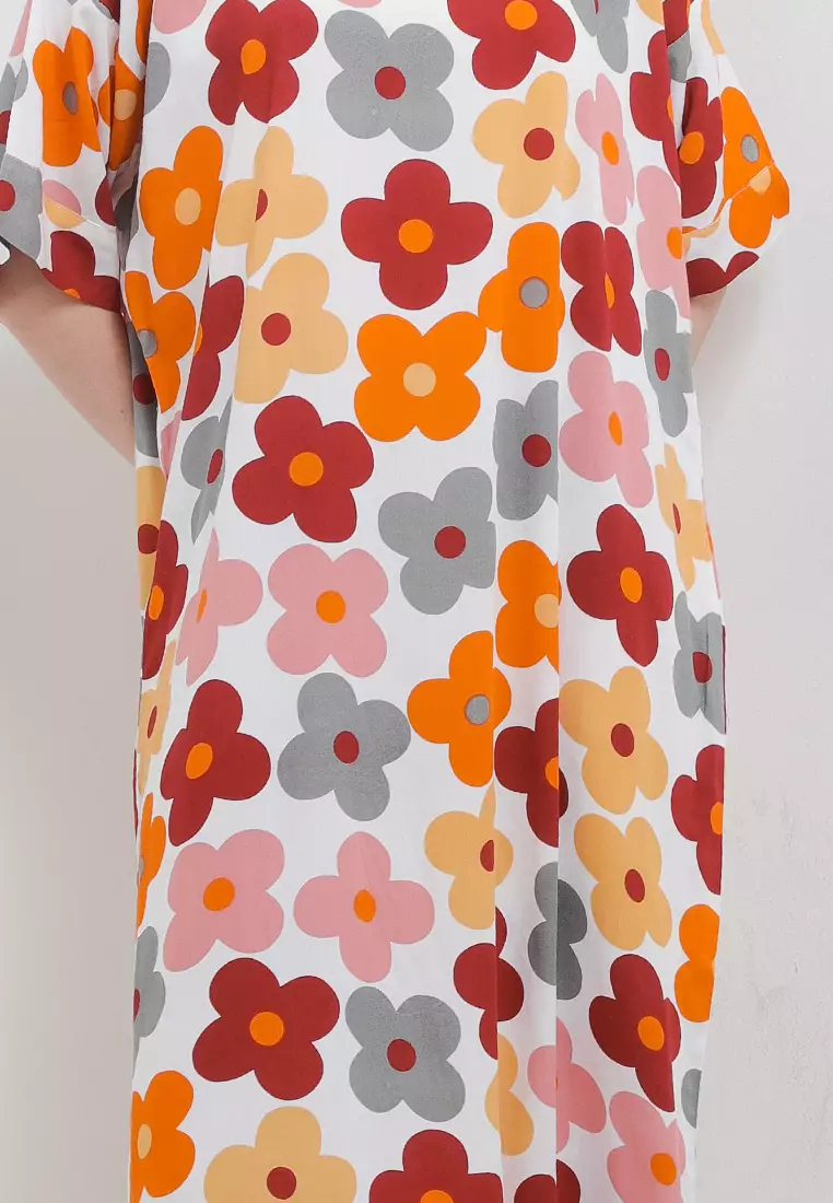 Longdress Thailand Style Motif Bunga