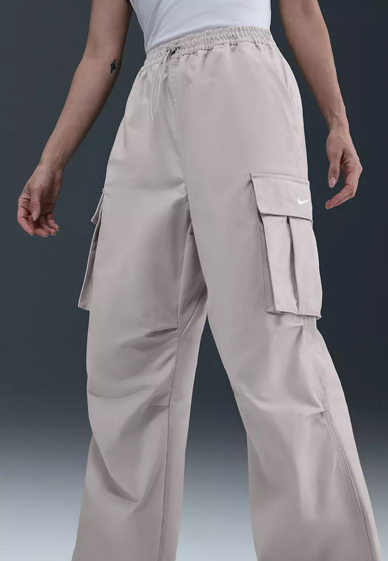 Sportswear Mid-Rise Oversized Woven Cargo Pants
