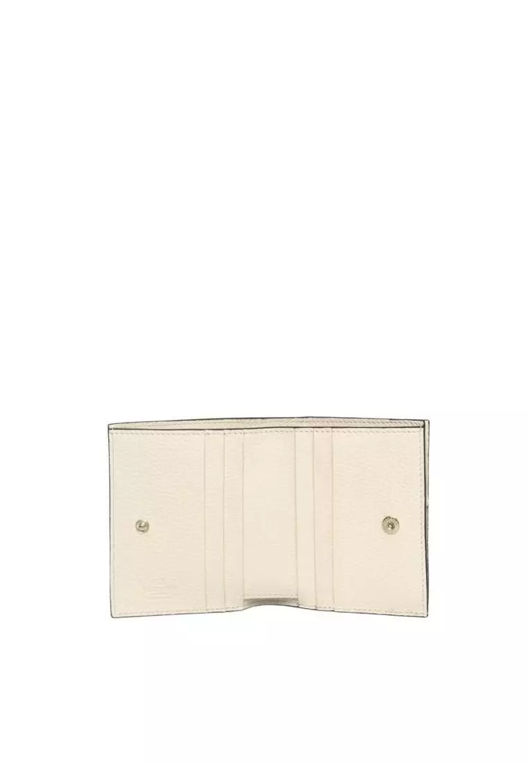 Grain Calfskin Leather Wallet