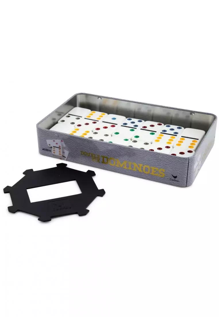 Double 6 Domino Color in Tin