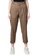 RedCheri brown Brown Belted Tapered Pants 45FFCAA9996E3DGS_1