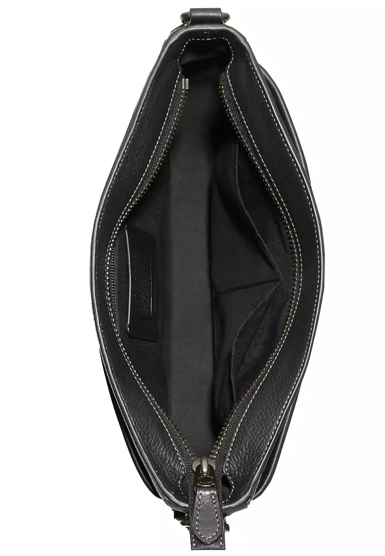 Coach black online signature crossbody