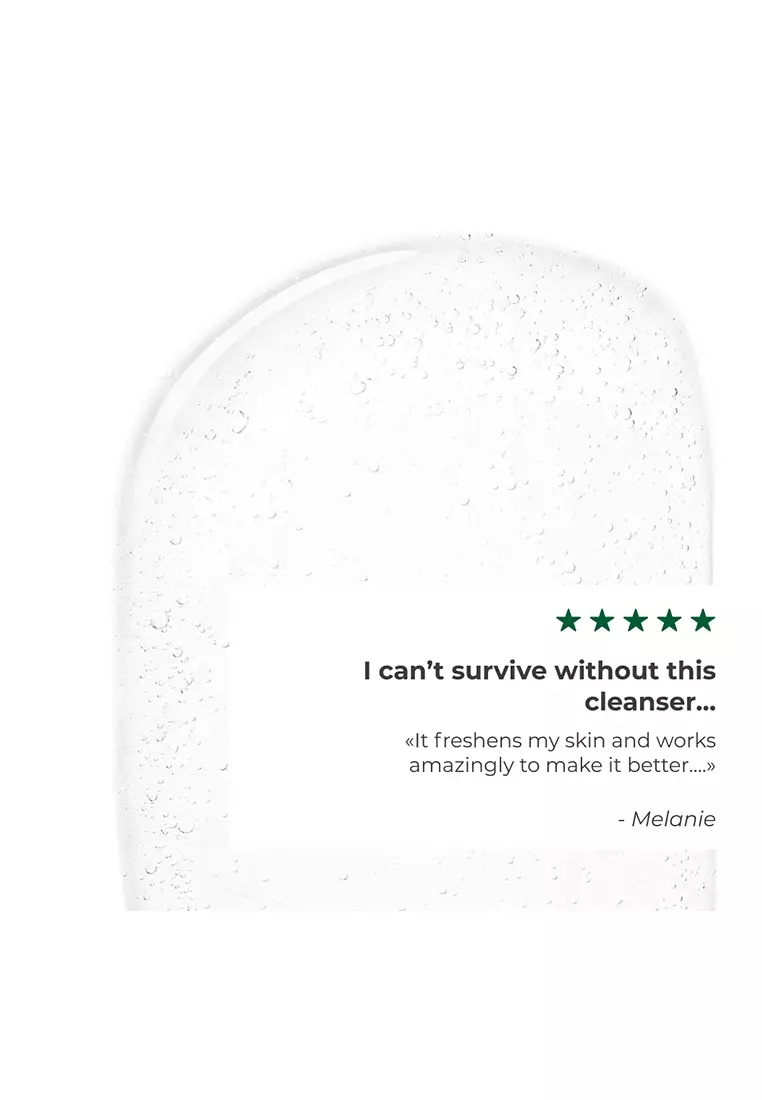 Pure Menthe Purifying Cleansing Gel with Organic Peppermint - 125ml Removes Excess Sebum