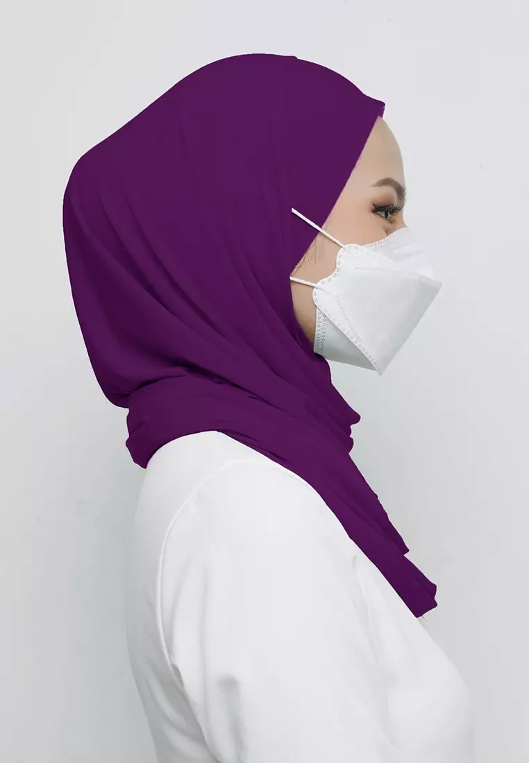HIJAB INSTAN NAYA - DARK PURPLE