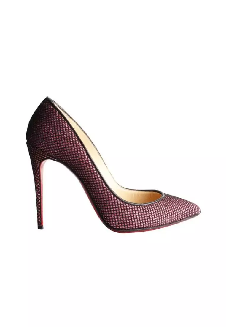 Christian louboutin on sale lace heels