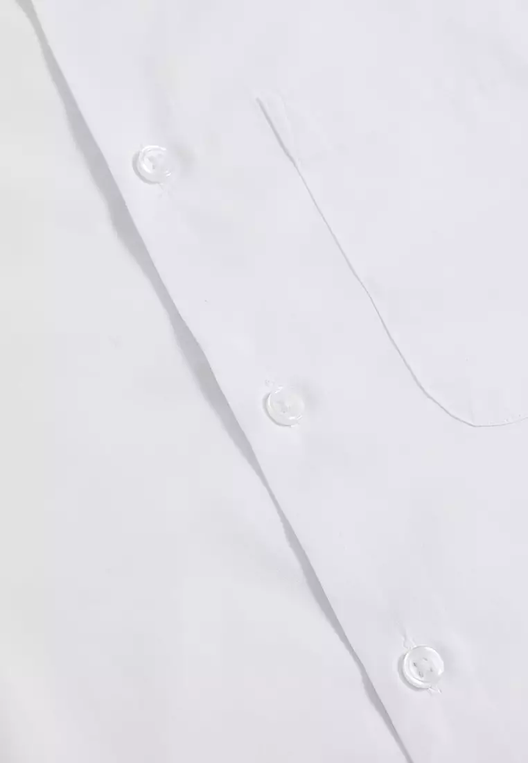 Regular Fit Cotton Blend Short Sleeve Shirt