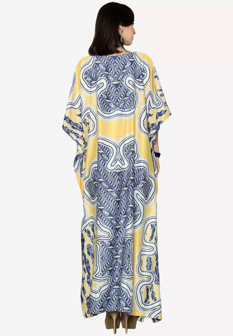 Kanzi Exclusive Short Sleeve Batik Kaftan