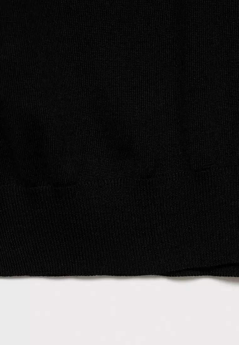 100% Wool V-Neck Sweater