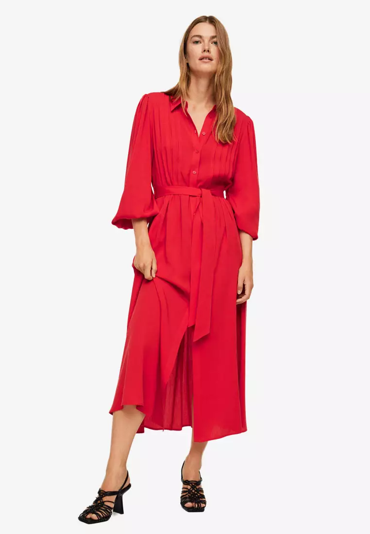 Mango long outlet shirt dress