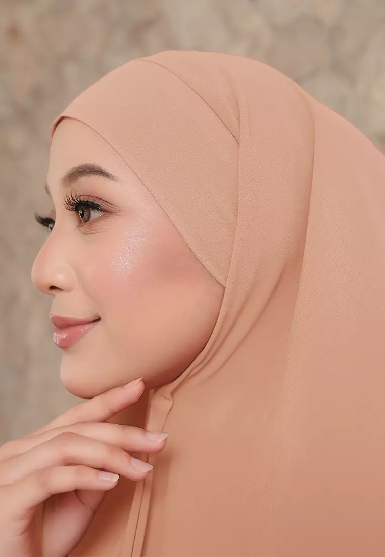 KHIBAN KHAIRA MAGNET PLUS NIQAB - LIGHT PEACH