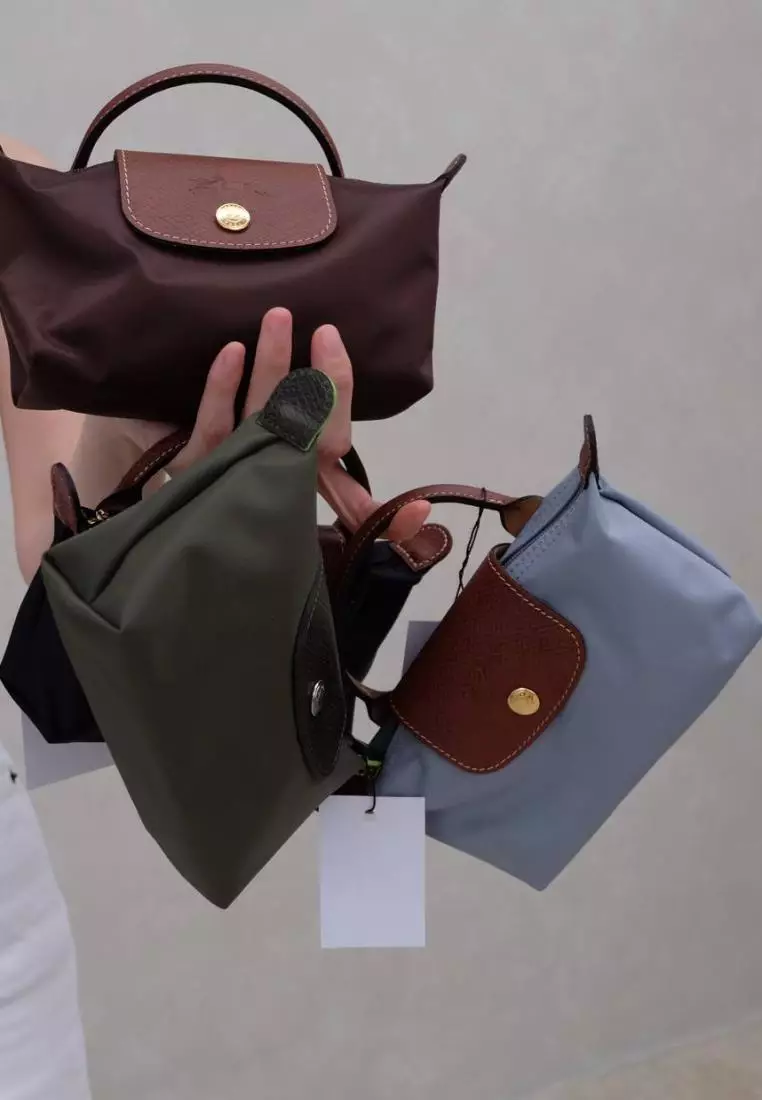 Le Pliage Original Pouch With Handle Steel