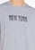 ZALORA BASICS grey New York T-Shirt C10F4AA849E428GS_3