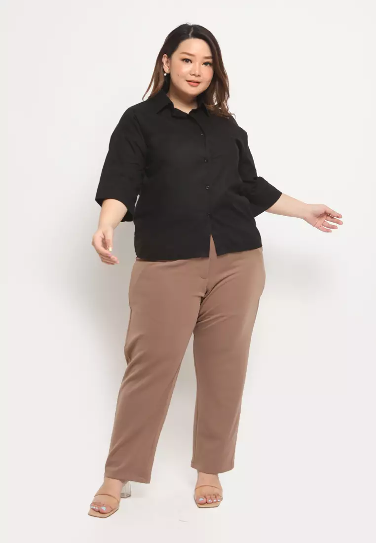 Plus Size Shirt Ye-Ri Black