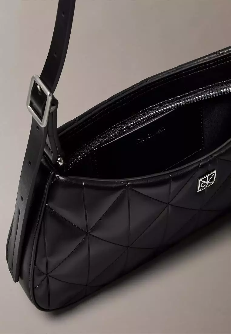 CKA Quilted Small Shoulder Bag