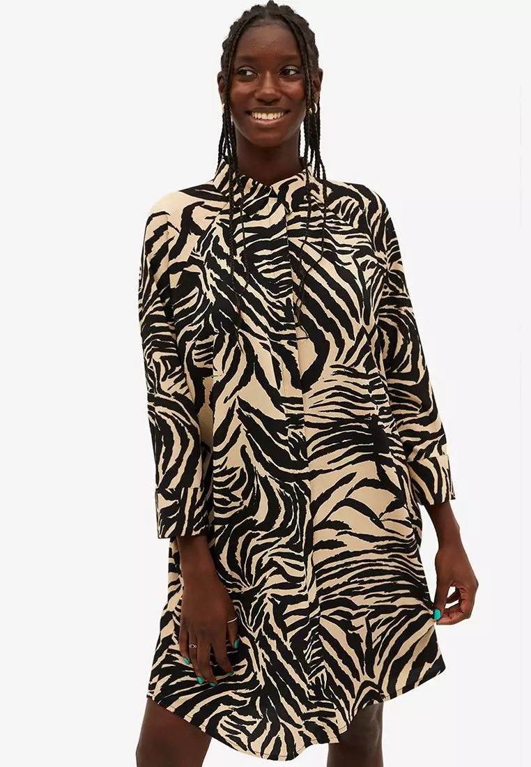 monki tiger print dress - Main Image