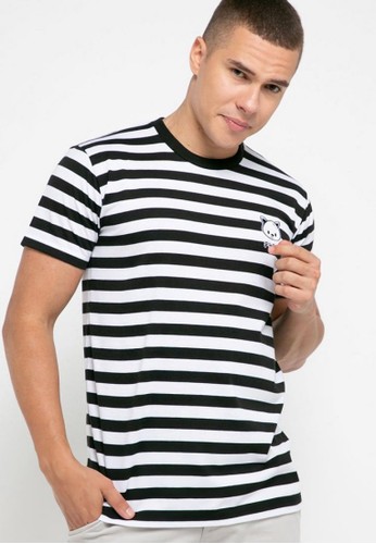 Third Day MTH50 Third Day Kaos Stripe Pria Black White Tido Dakir T-shirt Unisex A03E4AA4EA303CGS_1