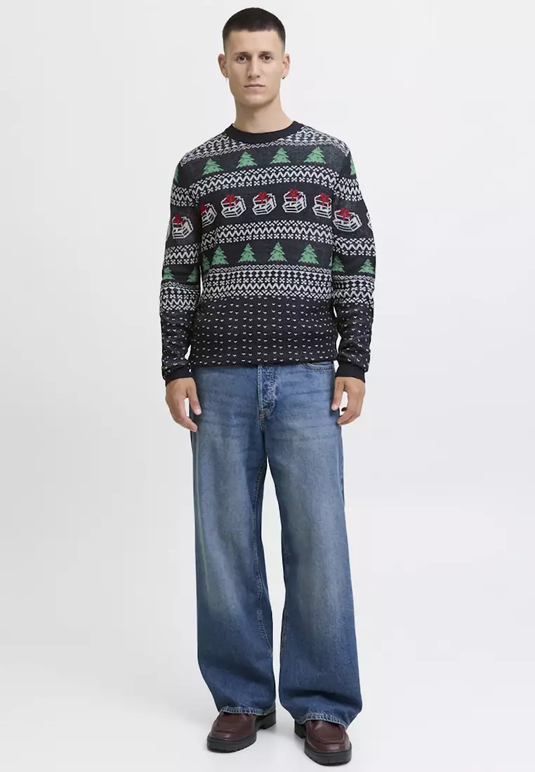 Christmas Knit Crew Neck Sweater