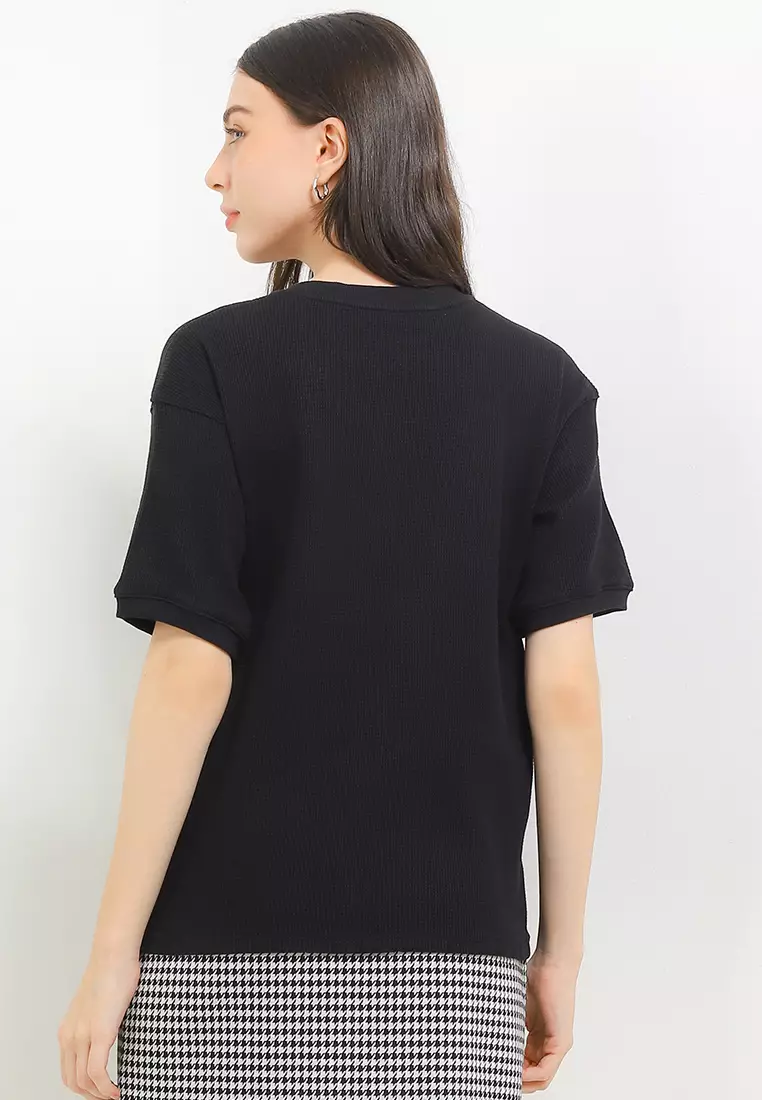 Alyssa Ts Waffle Top