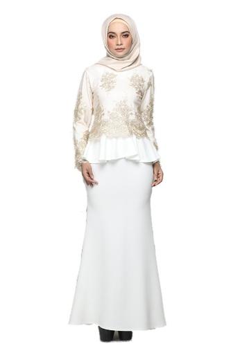Puspa Lace Kurung from ARCO in Gold