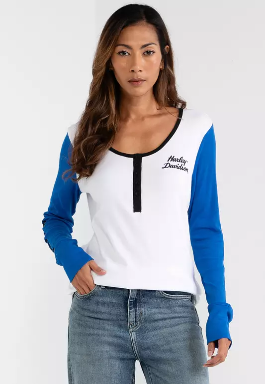 Harley-Davidson Trophy Bar & Shield Henley
