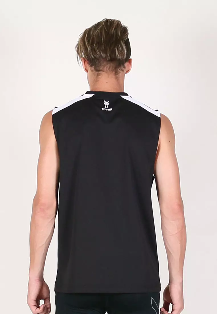 Men Training Sleeveless Tee (Black)