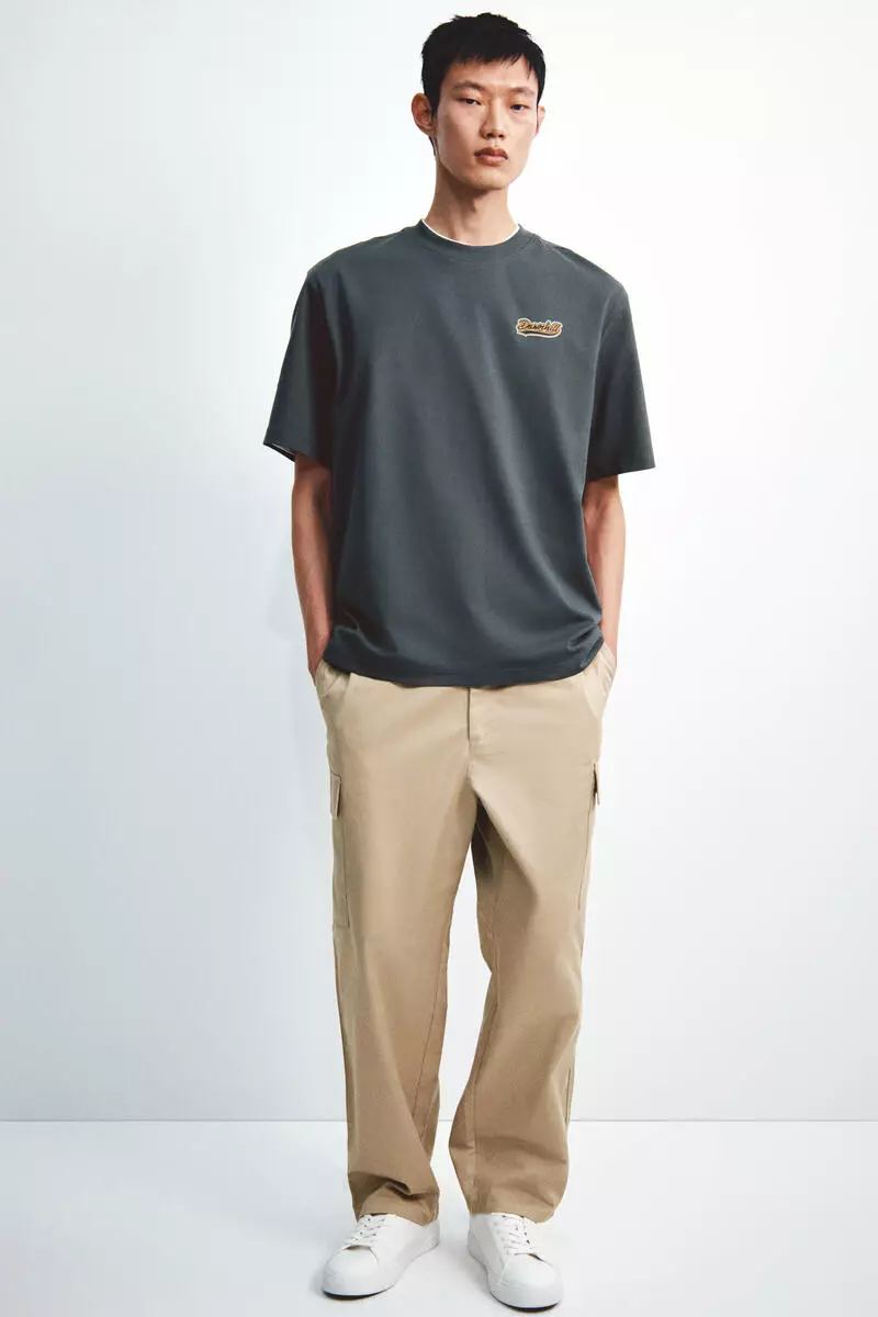 Printed cotton T-shirt