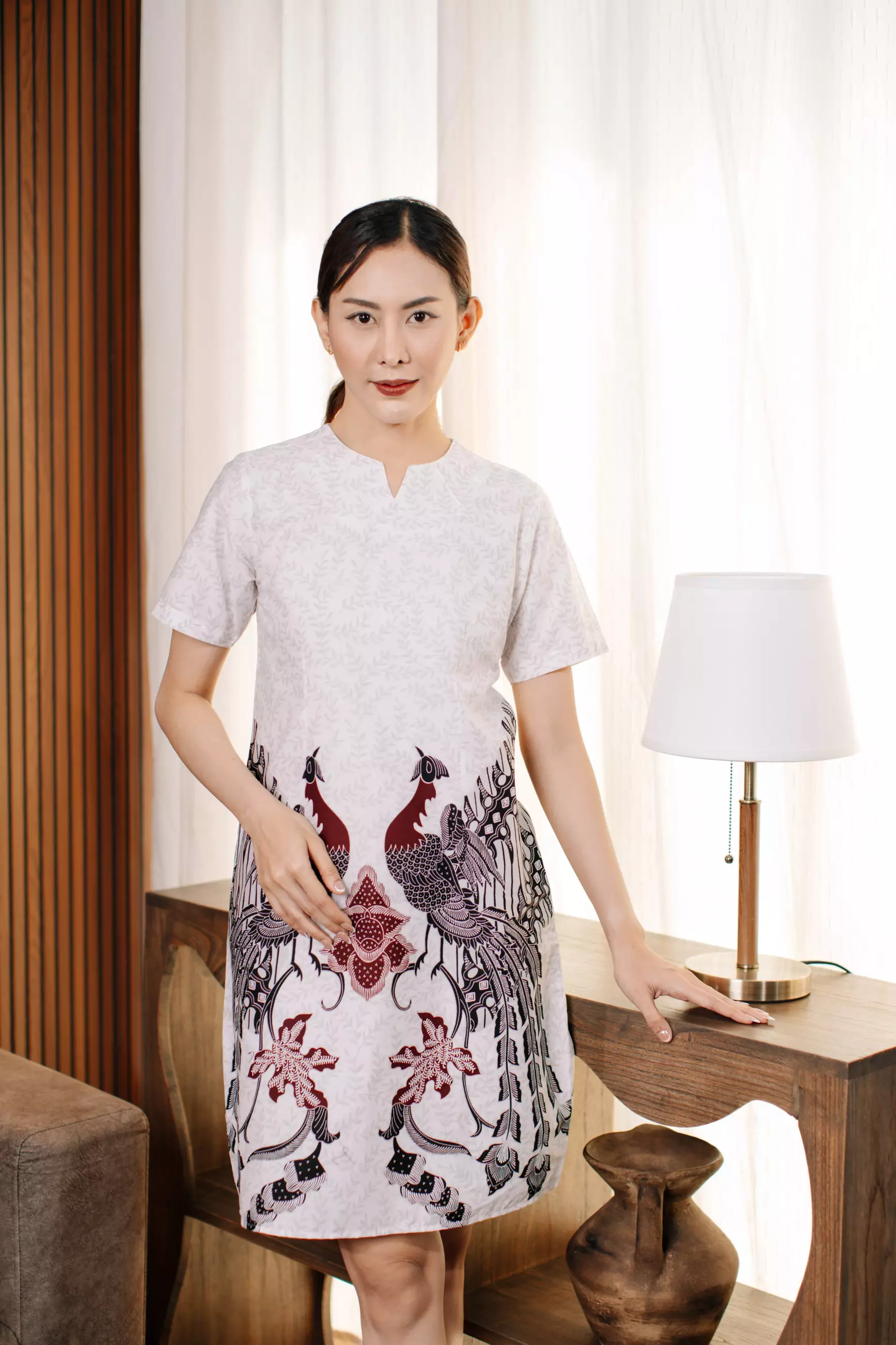 Myra White Dress Wanita