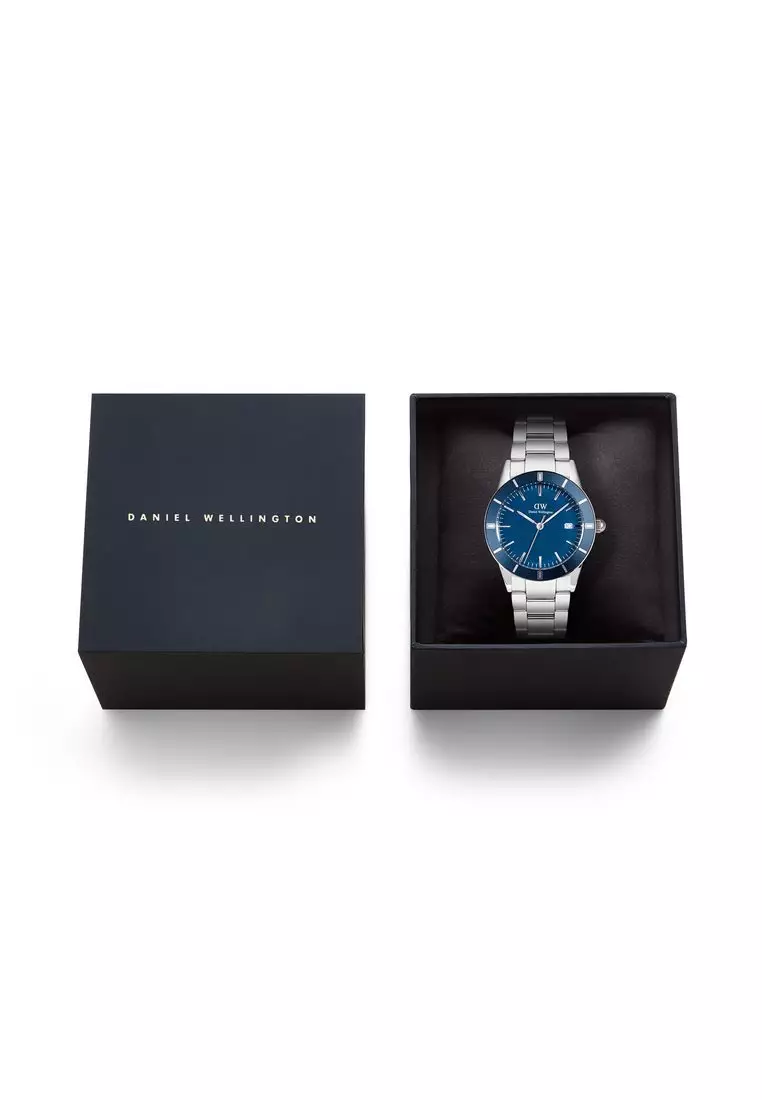 Iconic Paradigma Link Blue Enamel - Men Watch stainless steel watch DW Official Authentic Original jam tanggan lelaki DW jam tangan