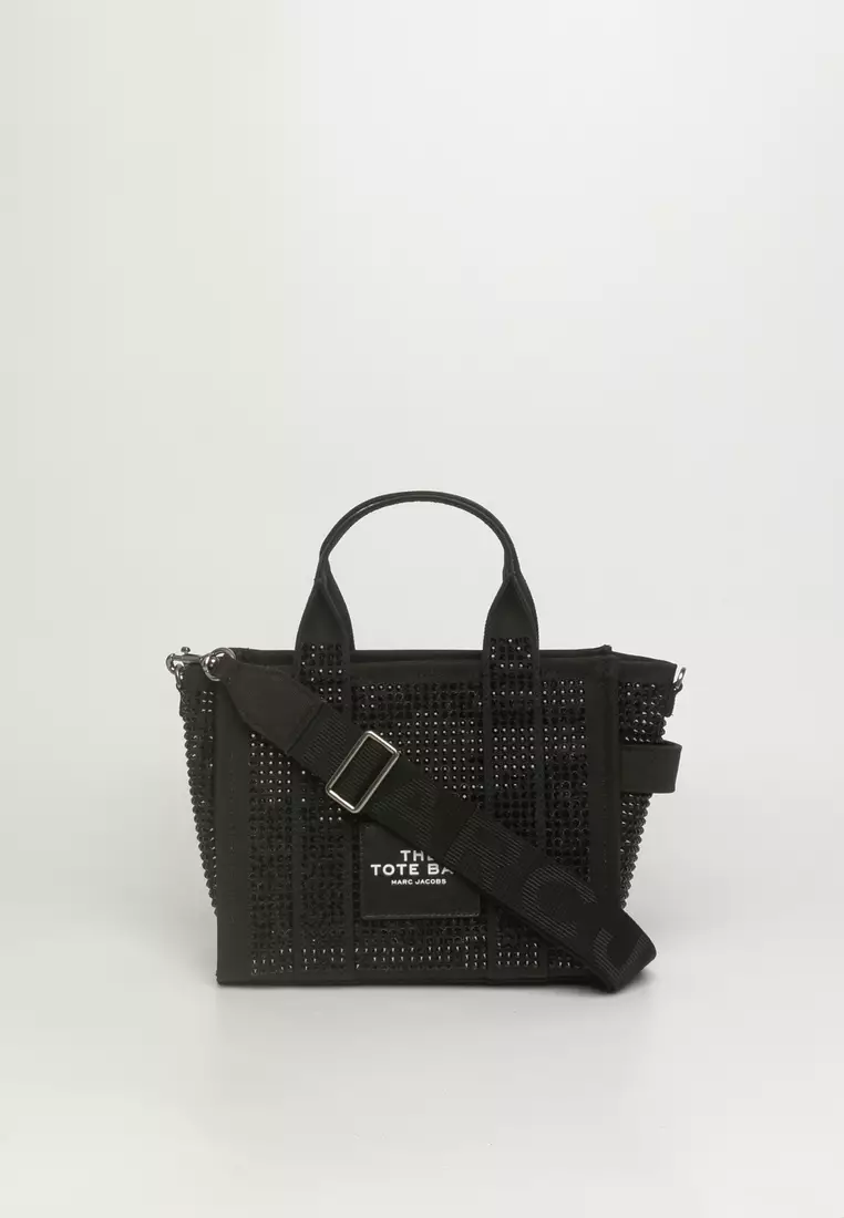ショルダーバッグ・ポシェット MARC JACOBS 'The Crystal Canvas Small Tote' handbag THE CRYSTAL CANVAS SMALL TOTE BAG/ザ クリスタル キャンバス