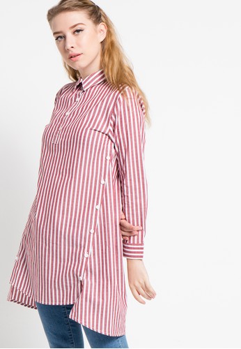 JOCELYN Stripe ShirtDress
