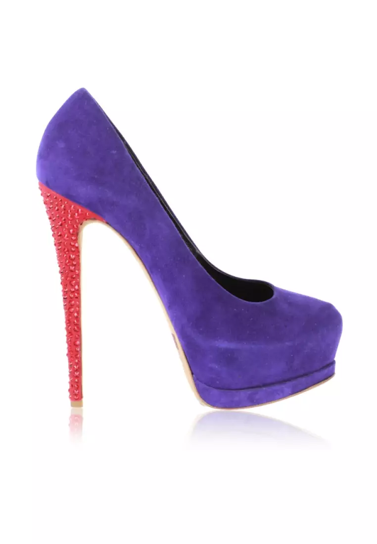 Giuseppe zanotti purple new arrivals heels