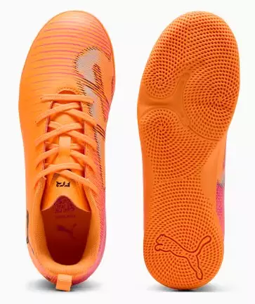 PUMA Future 8 Play It Jr 10862703 - Sepatu Futsal Anak (Oranye)
